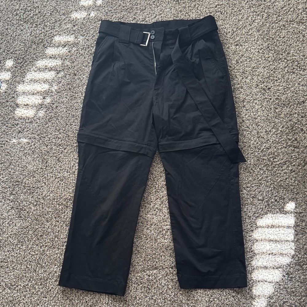Zara Men's Black Zipper Leg